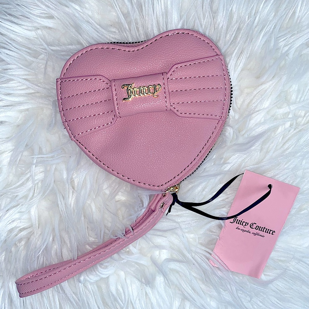 Juicy Couture Heart Shaped Wristlet Wallet